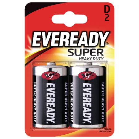 Eveready Super Heavy Duty – D Batteries 1.5v