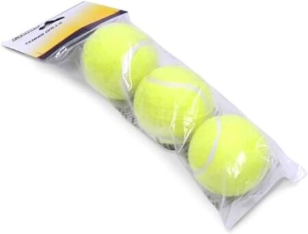 A small, green tennis ball
