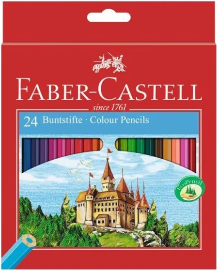 Faber-Castell 24-color wood pencils