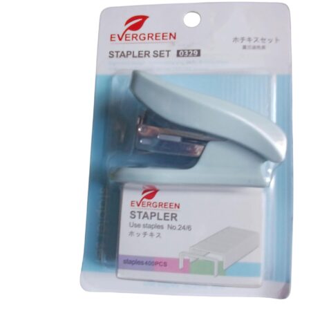 Mini stapler with staple box, standard staple size 24/6 - Multicolor