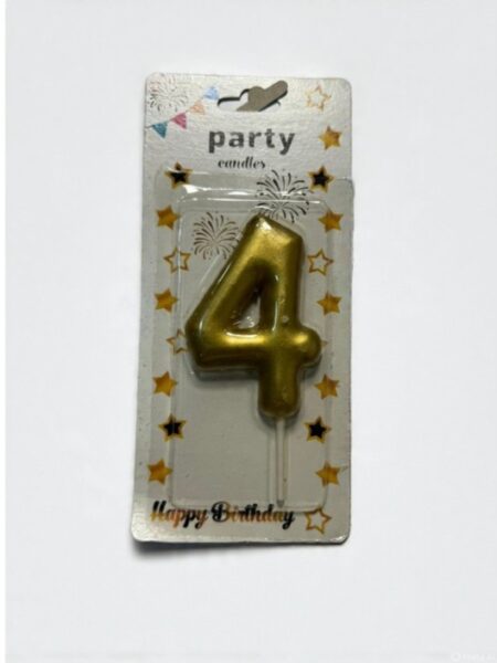 Golden candle number 4