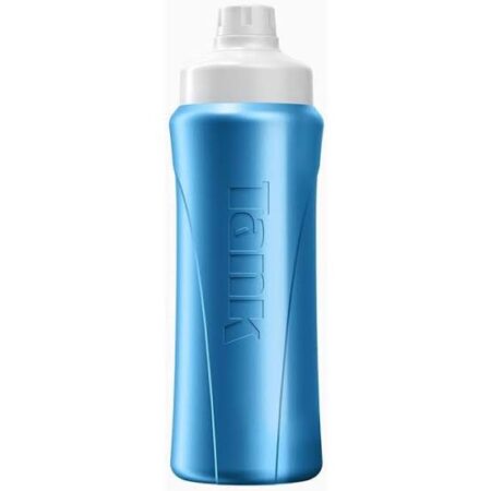 Tank blue water bottle
