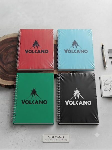 VOLCANO - A5 Spiral Notebook (280 Sheets) - كشكول سلك 280 ورق A5