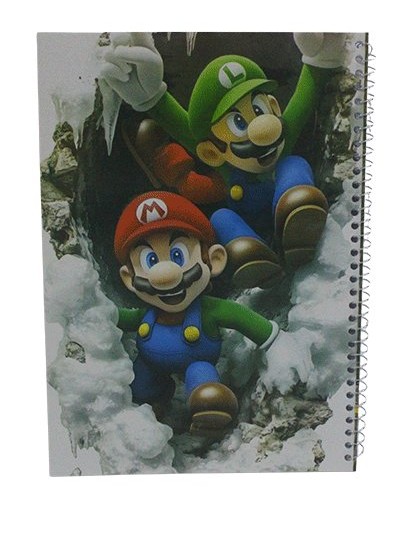 Wire-bound notebook, 100 lined pages, 20*28cm, imported white paper, 60gm