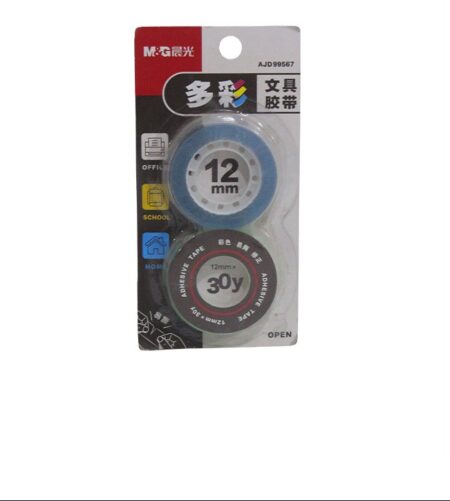 شريط لاصق سولوتيب إم آند جي AJD99567 12mm x 30y