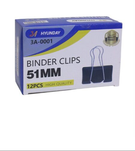 مشابك ورق عريضة 3A-001 51mm 12PCS