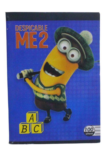 100-page notebook, size 16*22.5, English
