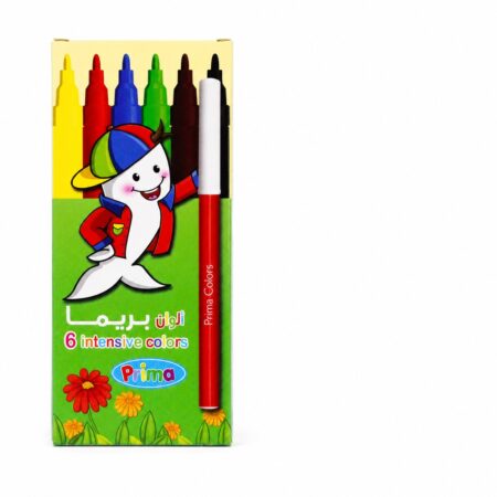 علبة ألوان فلوماستر بريما 6 لون