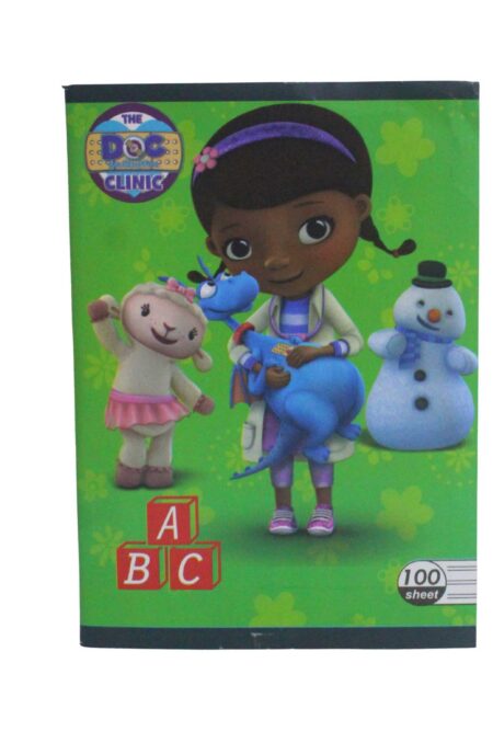 100-page notebook, size 16*22.5, English
