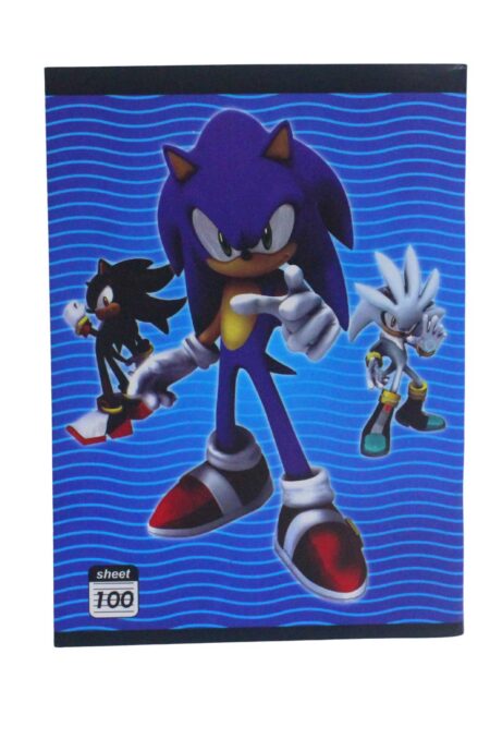 100-page notebook, 16*22.5 cm, lined